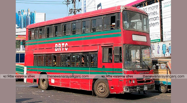 বিআরটিসি দোতলা বাসের চাপায় ওয়াসা কর্মীর মৃত্যু