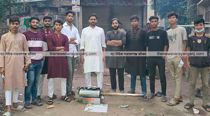 এনসিপি নেতা আল আমিনের উদ্যোগে কুতুবপুরে মশক নিধন