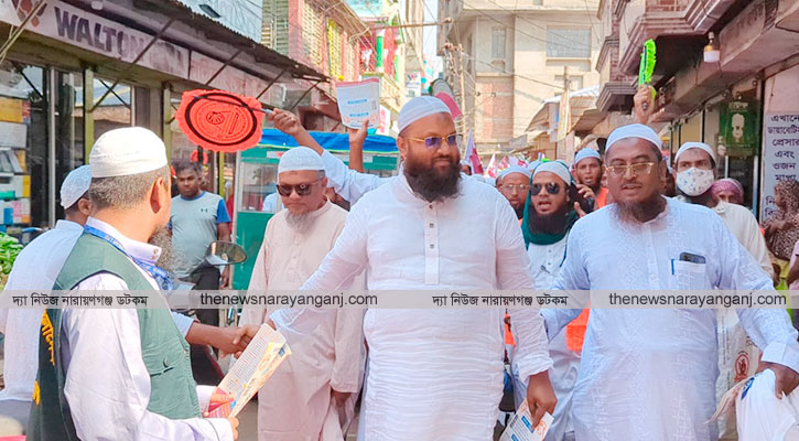 কাশীপুরে সিরাজীর গণসংযোগ ‘ পীর সাহেব চরমোনাই জনদরদী’