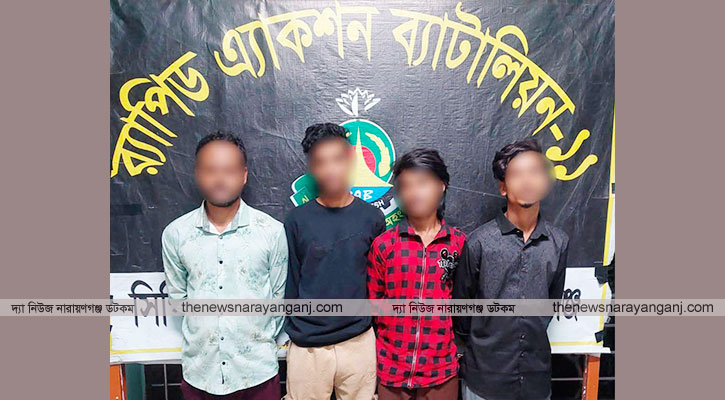 র‌্যাবের অভিযান দেশীয় অস্ত্র ও মাদক সহ ৬জন গ্রেপ্তার