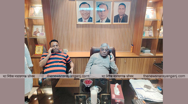 সাবেক কাউন্সিলর ইকবালের কার্যালয়ে বরকত উল্লাহ বুলু