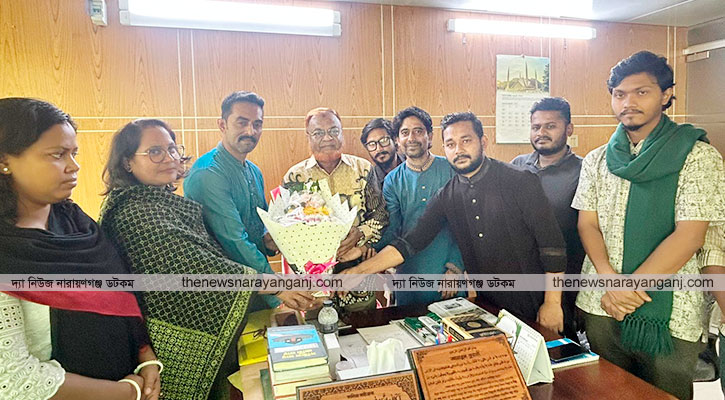 গিয়াস উদ্দিন ও অঞ্জন দাসের সৌজন্য সাক্ষাৎ