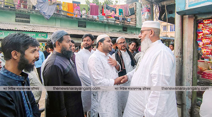 এনায়েতনগরে এনসিপি নেতা আল আমিনের গণসংযোগ 
