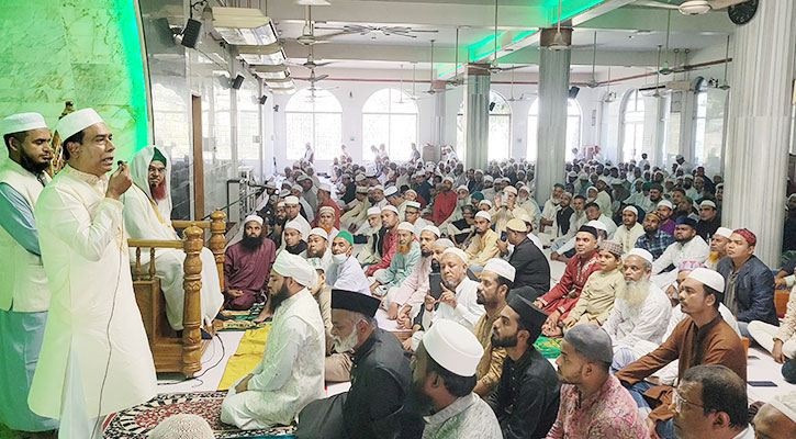 মাসদাইর কবরস্থান মসজিদে খালেদা জিয়ার সুস্থতা কামনায় দোয়া