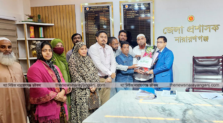 জেলা প্রশাসকের সাথে মুক্তিযোদ্ধা সন্তান সংসদ জেলা কমিটির সাক্ষাৎ