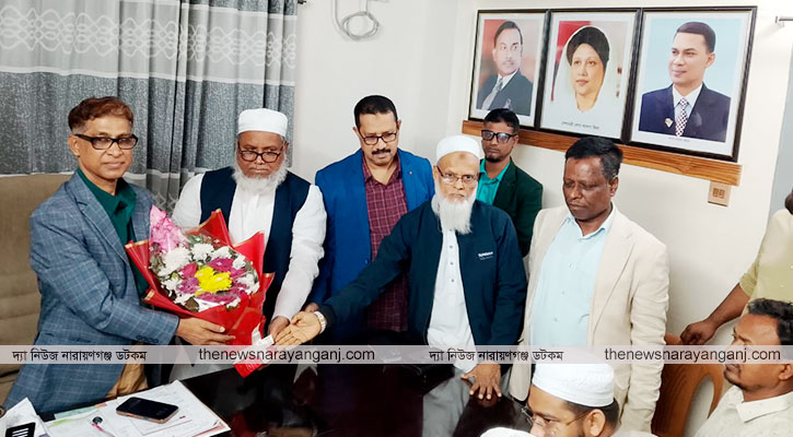 মামুন মাহমুদের সঙ্গে কাসেমীর শুভেচ্ছা বিনিময়