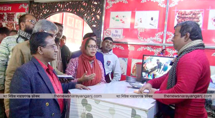 নগরীতে হোটেল রেস্তোরায় নাসিকের অভিযান