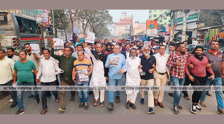 ধানের শীষের পক্ষে শহরে মিছিলে বাবুল-কামাল