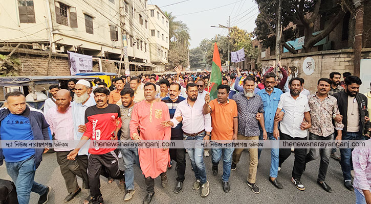 আবুল কালামের নির্বাচনী গণমিছিলে ১১নং ওয়ার্ড বিএনপির অংশগ্রহণ