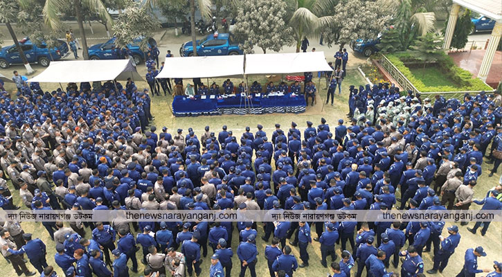 নারায়ণগঞ্জের ৫ টি আসনে ২ হাজার ১৯৬ জন পুলিশ মোতায়েন