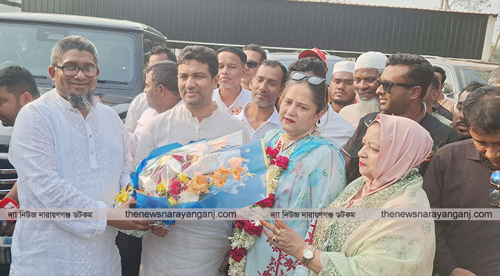 বিএনপি প্রার্থী আজাদের কৃতজ্ঞতা প্রকাশ  ও নেতাকর্মীদের উল্লাস