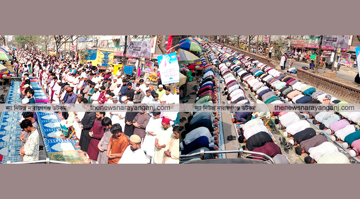 রমজানের প্রথম জুমআ’য় মুসুল্লীদের ঢল
