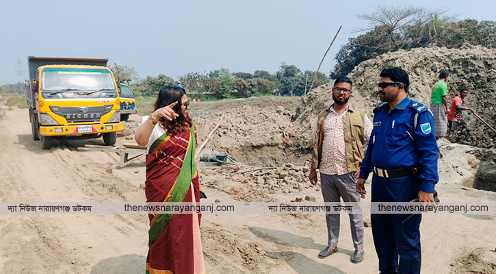মুছাপুরে কৃষি জমিতে মাটি কাটার অভিযোগে ১ লাখ টাকা জরিমানা