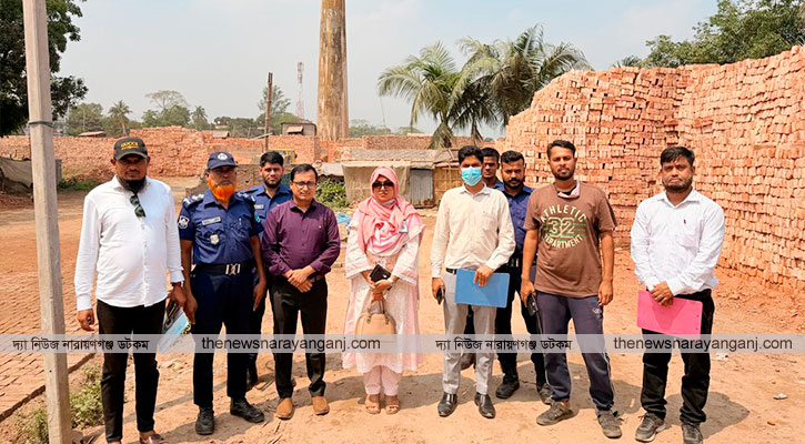 বন্দরে দুই ইটভাটাকে ২ লাখ টাকা জরিমানা