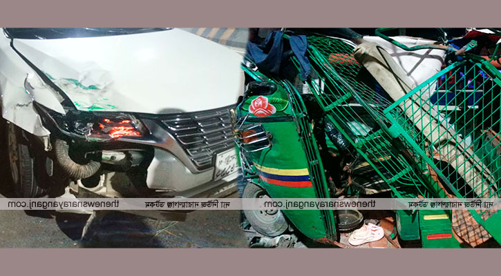 লিংক রোডে সিএনজি-প্রাইভেটকার সংঘর্ষে শিশুর মৃত্যু, আহত ৫