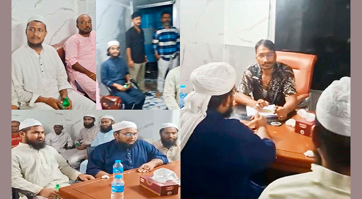 ছাত্র প্রতিনিধিদের সাথে জাকির খানের সাক্ষাৎ