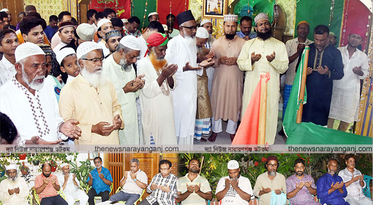 শোহাদায়ে কারবালা উপলক্ষে চুনকা কুটিরে মিলাদ ও দোয়া