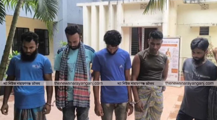গাজী টায়ারস কারখানায় অগ্নিকাণ্ড ও লুটপাটে জড়িত ৫ যুবক গ্রেপ্তার
