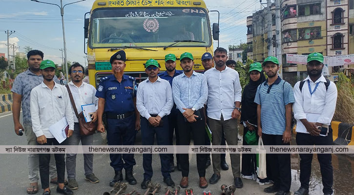 ৭ যানবাহনকে অর্থদণ্ড, হর্ন জব্দ