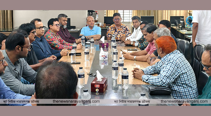নারায়ণগঞ্জ প্রেস ক্লাব পরিদর্শনে জাতীয় প্রেস ক্লাব সম্পাদক