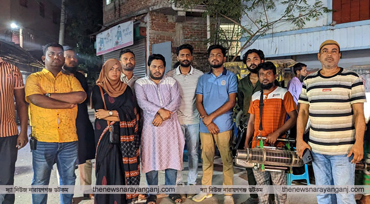 আল আমিনের নির্দেশে এনায়েতনগরে মশক নিধন