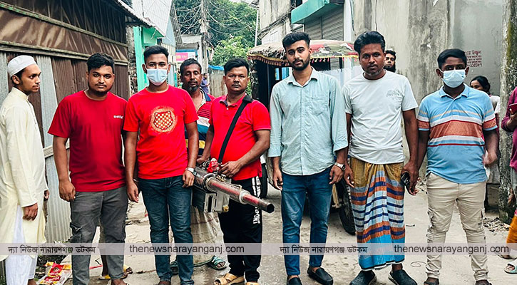 এনসিপি নেতা আল আমিনের উদ্যোগে এনায়েতনগরে মশক নিধন