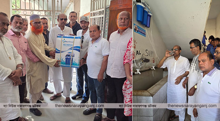 হাই স্কুল ও বার একাডেমীতে পানি বিশুদ্ধকরণ ইউনিট স্থাপন বাবুলের