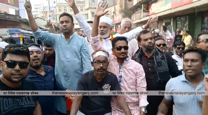 সিদ্ধিরগঞ্জ ২নং ওয়ার্ডে মান্নানের গণপ্রচারণা