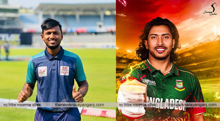 নারায়ণগঞ্জের ফয়সালের বলে সৌম্য বোল্ড আউট