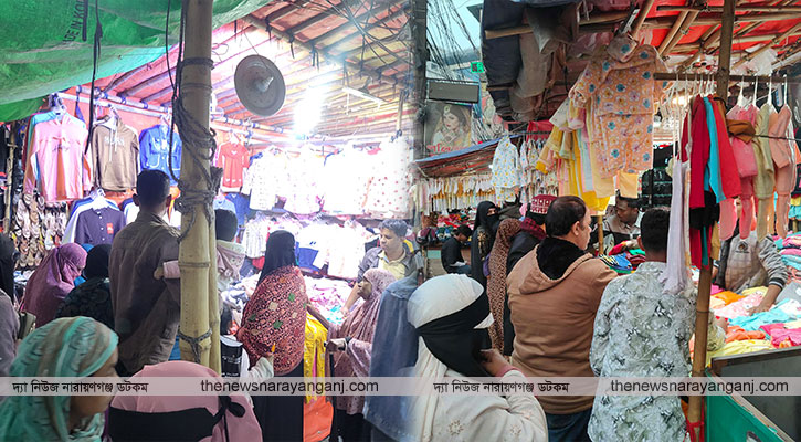 সিদ্ধিরগঞ্জ-সোনারগাঁয়ে শীতের পোশাকের বিক্রি বেড়েছে 