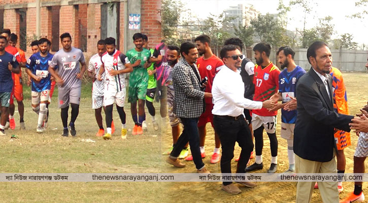 পেশাদার ফুটবল লিগে বড় লক্ষ্য নিয়ে কঠোর অনুশীলনে শুকতারা যুব সংসদ