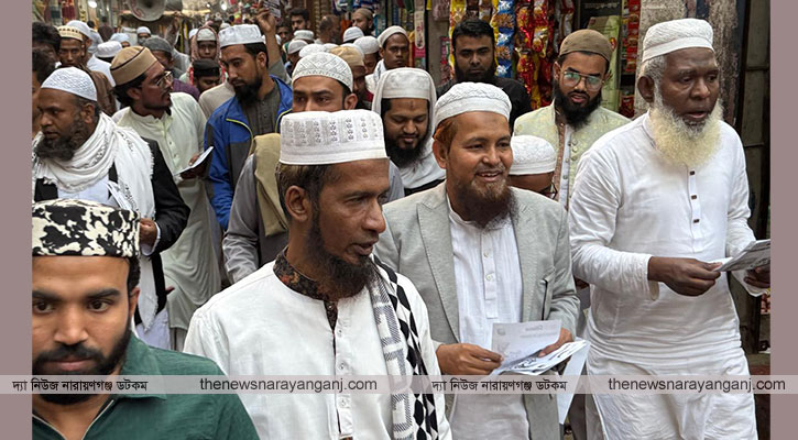 কাশীপুর এনায়েতনগরে রিকশা প্রতীকের প্রার্থী আনোয়ার হোসেনের গণসংযোগ
