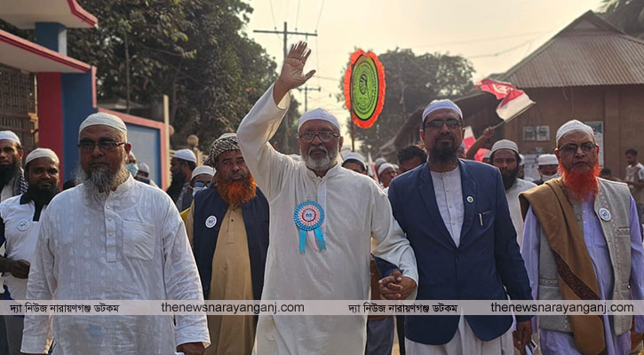 সোনারগাঁওয়ে গোলাম মসিহের গণসংযোগ