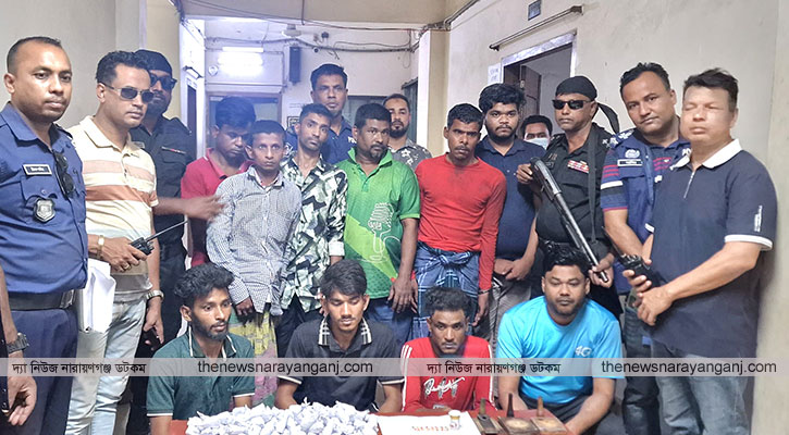 দেওভোগ কাশীপুরে গ্রেপ্তার ১০