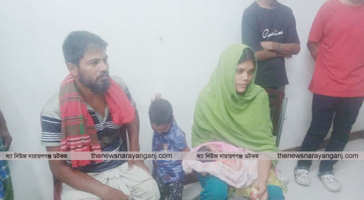 সেই নবজাতকের বাবা মাকে বাসা  থেকে তাড়িয়ে দেয়ার অভিযোগ