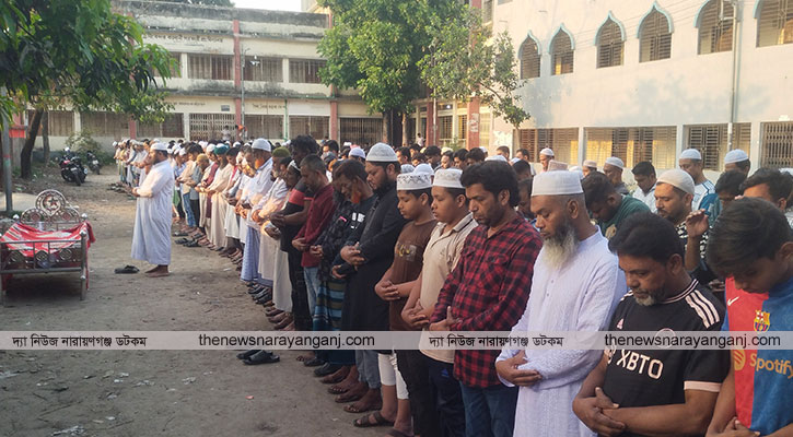 বন্দরে যুবশক্তি নেতার বাবার জানাজা সম্পন্ন