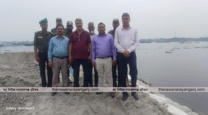 সৈয়দপুরে ধলেশ্বরী নদী দখল ভরাটের চেষ্টা