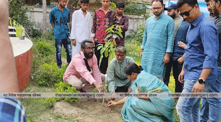 ৫ লাখ বৃক্ষরোপনের উদ্যোগ, সূচনা করলেন এমপি কন্যা বাধন