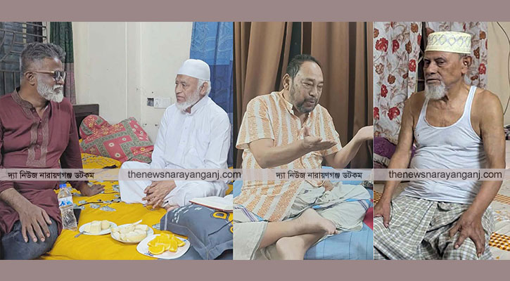 প্রবীণ রাজনৈতিক নেতাদের সঙ্গে খোরশেদের শুভেচ্ছা বিনিময়