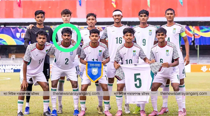 বঞ্চনার দেয়াল ভেঙে সাফ চ্যাম্পিয়ন দলে নারায়ণগঞ্জের হরিজন সানি দাস