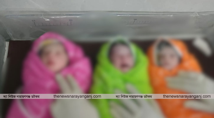 একসঙ্গে তিন কন্যা সন্তান জন্ম দিলেন গৃহবধূ