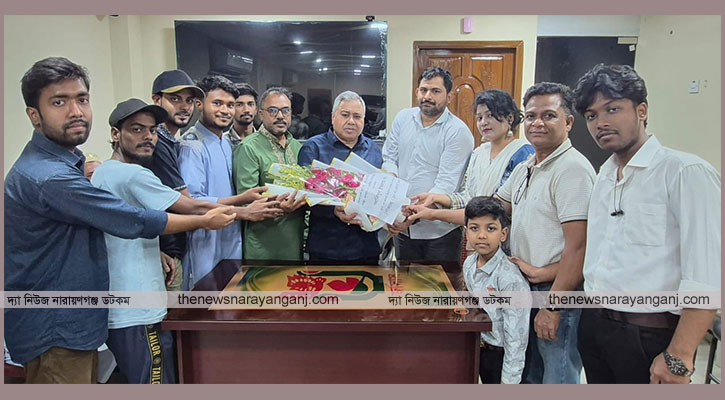 সানির সাথে ১৮নং ওয়ার্ড জাসাসের সৌজন্য সাক্ষাৎ