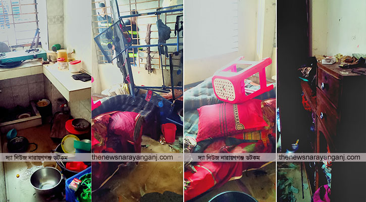 ফতুল্লায় গ্যাস লিকেজ থেকে বিষ্ফোরণ নারীসহ ৫ জন দগ্ধ