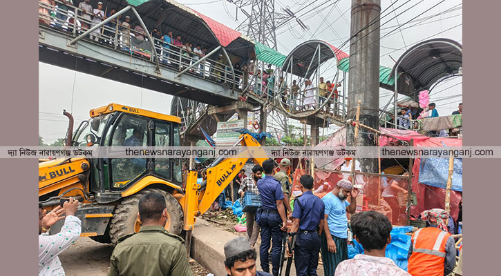 শিমরাইল মোড়ে উচ্ছেদে ২৪ ঘণ্টার সময় পেলেন হকাররা