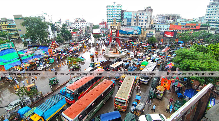 যানজট থেকে জলাবদ্ধতা, সমাধানের অপেক্ষায় নারায়ণগঞ্জ