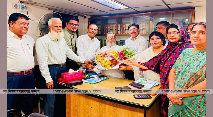 এমপি কালামের সাথে না.গঞ্জ কলেজের গভর্নিংবডির সদস্যদের সাক্ষাৎ