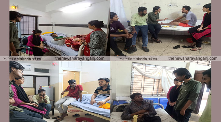 ছাত্রদল-শিবির সংঘর্ষ আহতদের দেখতে হাসপাতালে ছাত্র ফেডারেশন