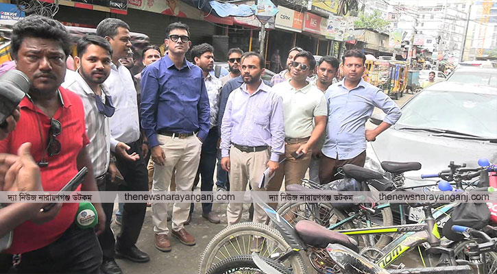 শহরে পার্কিংবিহীন ভবন পরিদর্শন, সতর্ক করলেন নাউক চেয়ারম্যান