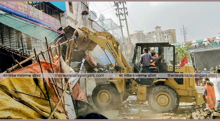 সোনারগাঁয়ে ৫ শতাধিক স্থাপনা উচ্ছেদ