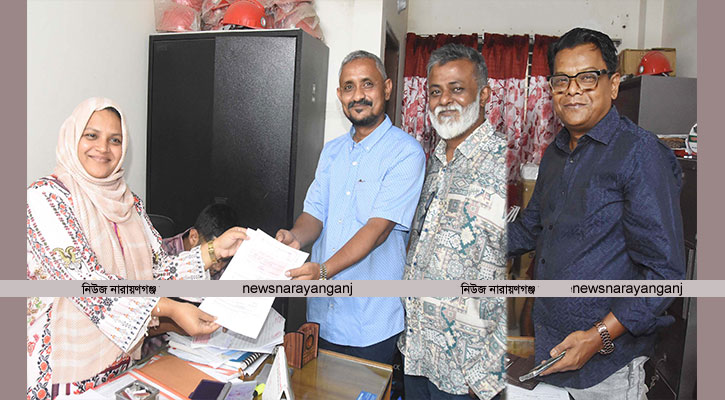রেড ক্রিসেন্ট সোসাইটি নির্বাচনে মনোনয়নপত্র বিতরণ